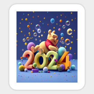 happy new year 2024 Sticker